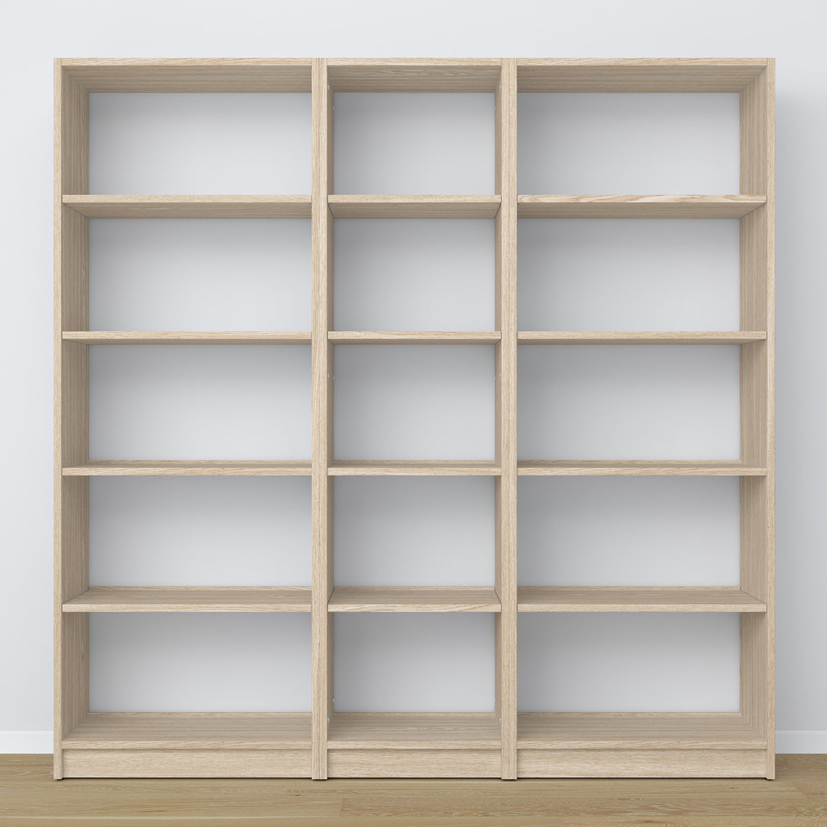 Oak shelf N01 oak bleached