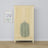 Pine wardrobe 2D1S Scandi clear pine