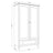 Pine wardrobe 2D1S Scandi natural pine