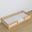 Wooden low bed N01 natural pine