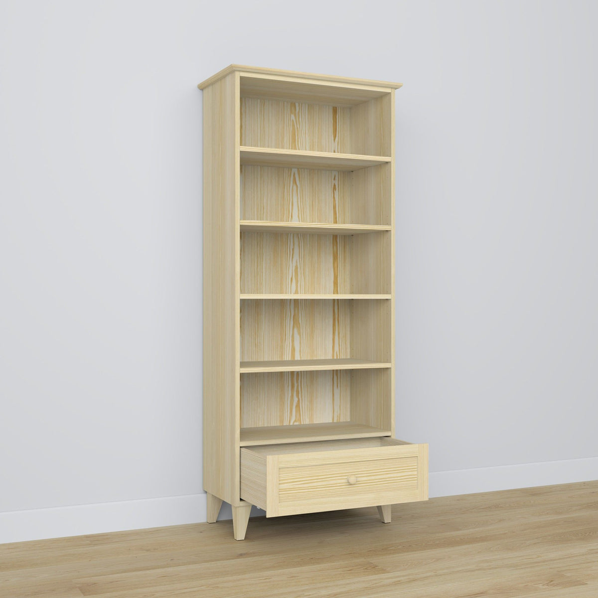 Pine shelf 1S 80 Scandi clear pine