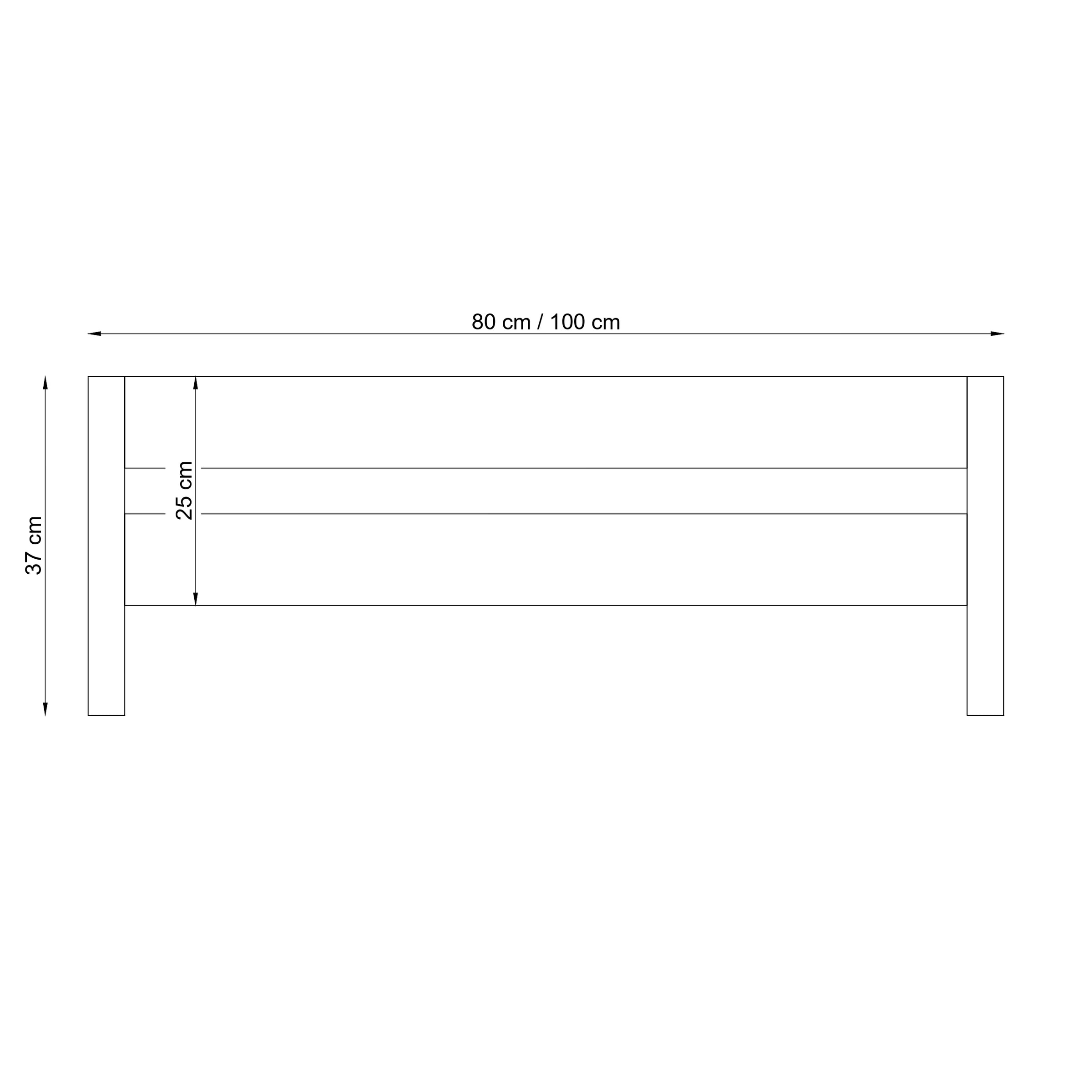 Bed fall protection | clear pine
