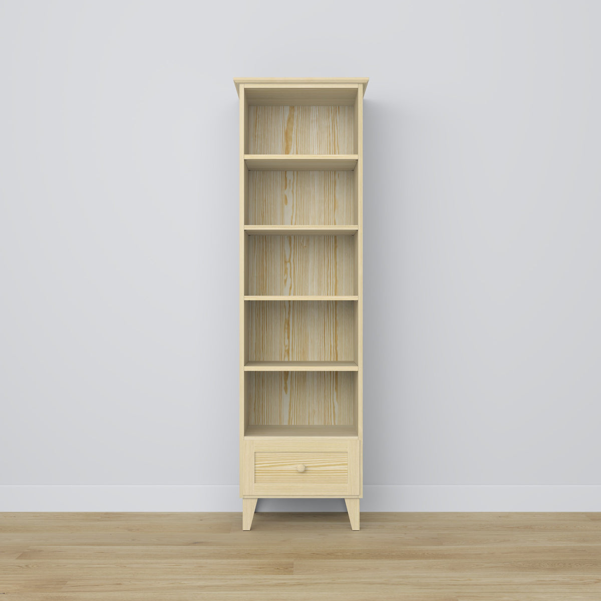 Pine shelf 1S 57 Scandi clear pine