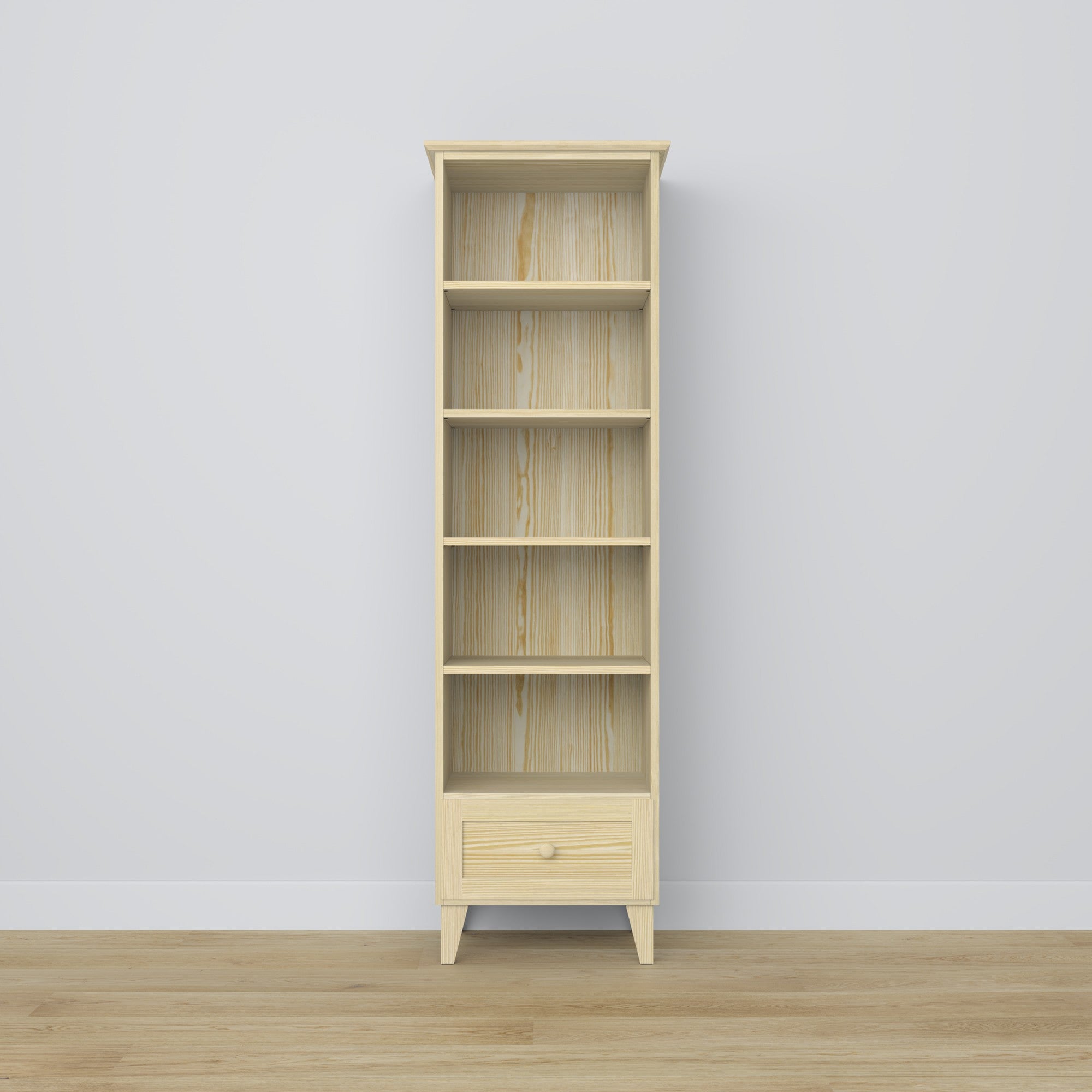 Pine shelf 1S 57 Scandi clear pine