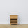 Pine bedside table 1S N02 Scandi natural pine