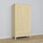 Pine wardrobe 2D1S Scandi clear pine