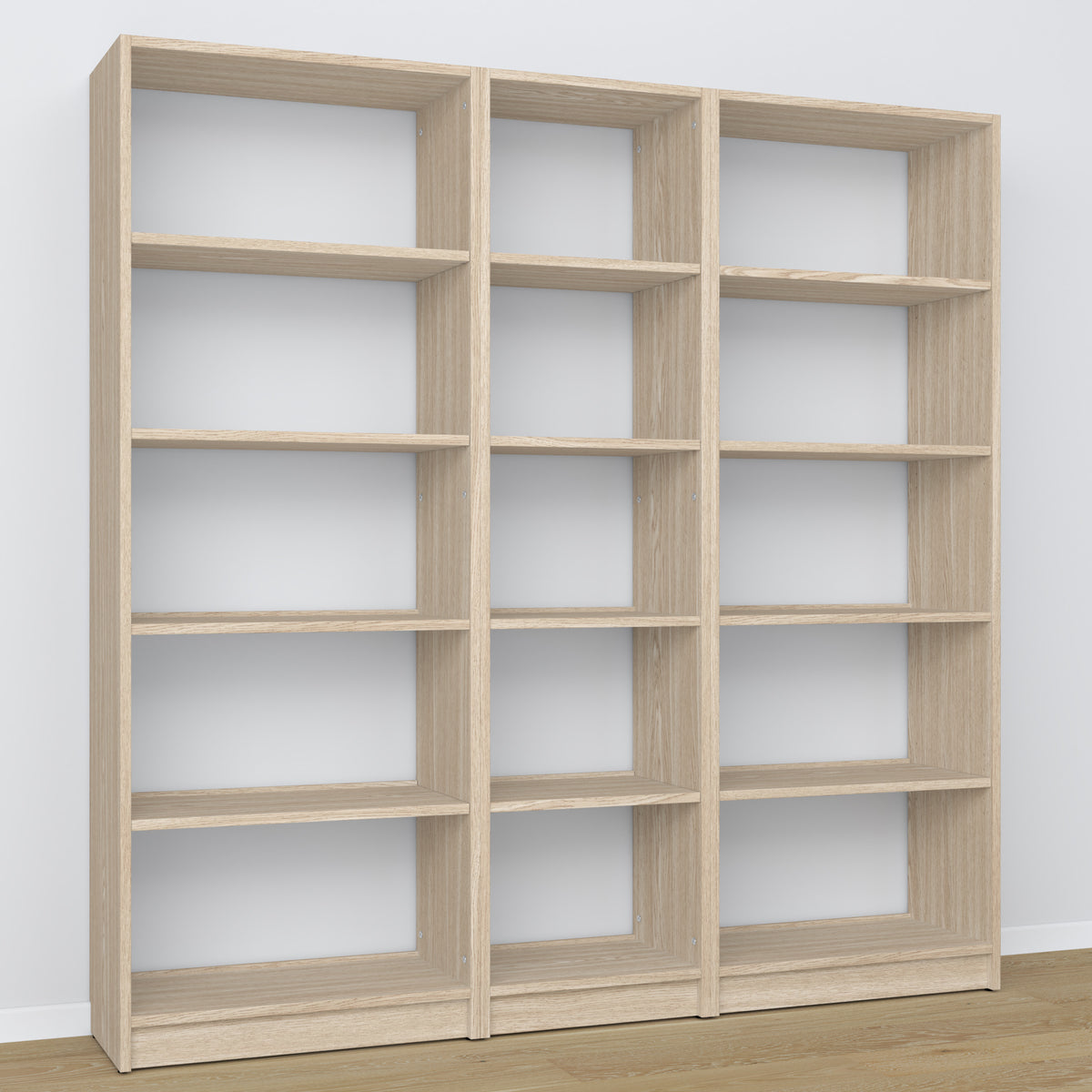 Oak shelf N01 oak bleached