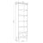 Pine shelf 1S 57 Scandi clear pine