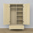 Pine wardrobe 2D1S Scandi clear pine