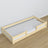Wooden low bed N01 clear pine