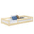Wooden low bed N02 clear pine