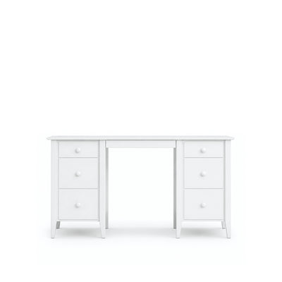 Wooden desk 6S Scandi white