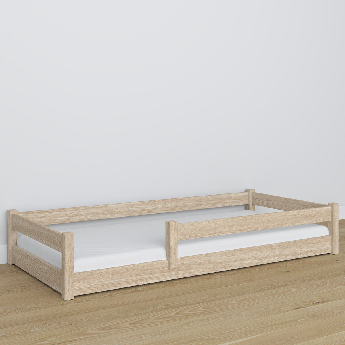 Oak low bed N02 oak bleached