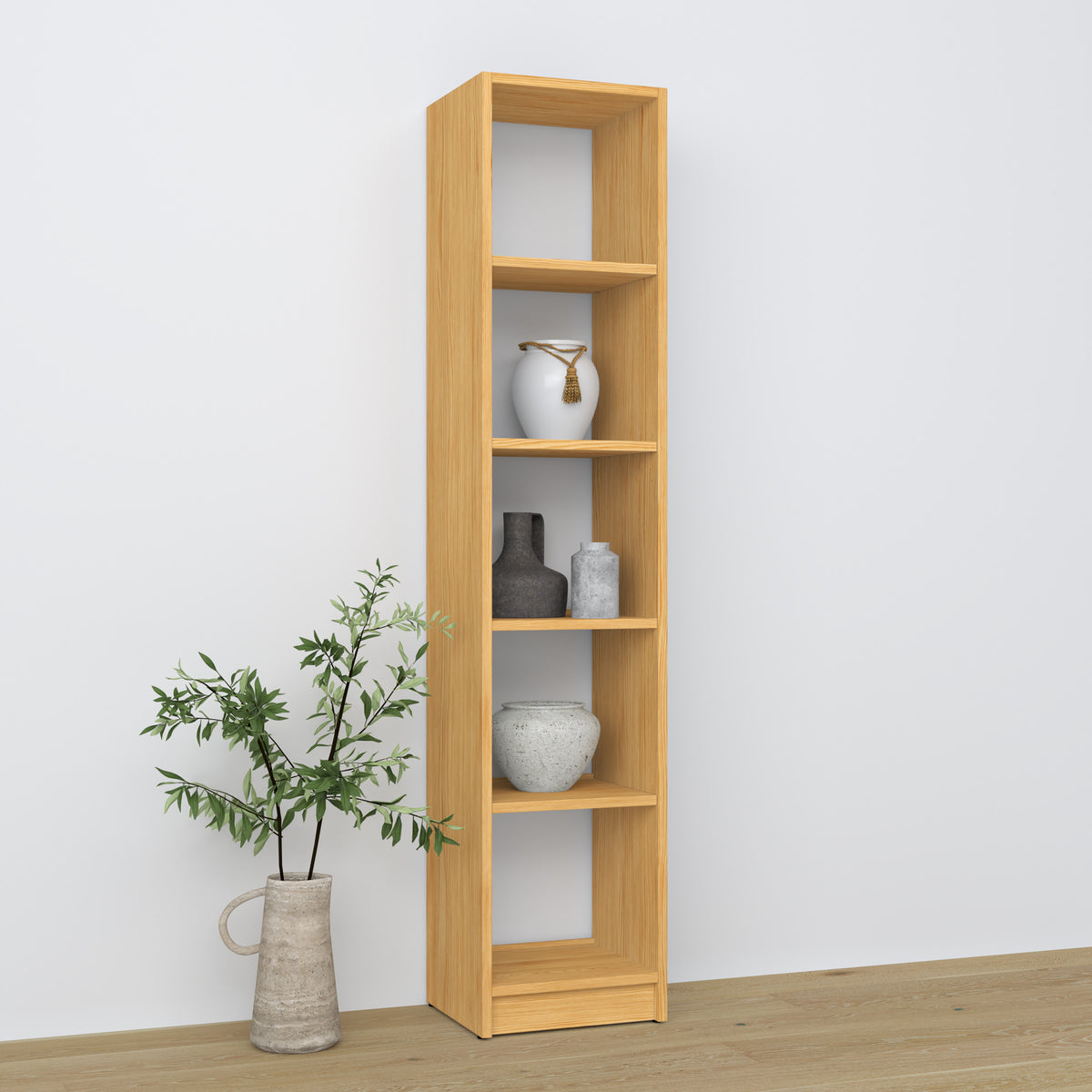 Wooden shelf N01 natural pine